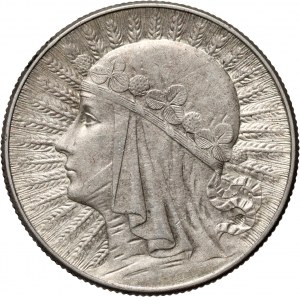 II RP, 5 zloty 1934, Warsaw, Head of a Woman