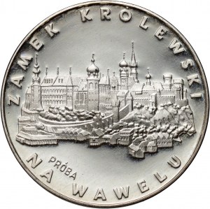 PRL, 100 Zloty 1977, Königsschloss Wawel, PRÓBA