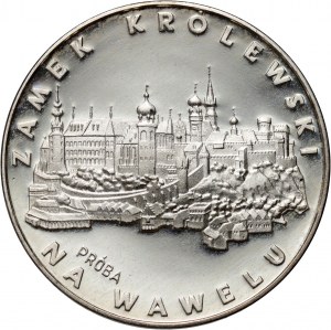 PRL, 100 zloty 1977, Castello Reale di Wawel, PRÓBA