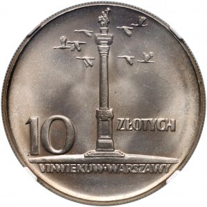 PRL, 10 zlotých 1965, Žigmundov stĺp