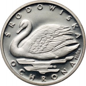 Volksrepublik Polen, 1000 Zloty 1984, Umweltschutz - Schwan, MUSTER