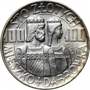 PRL, 100 Zloty 1966, Mieszko und Dąbrówka, PRÓBA