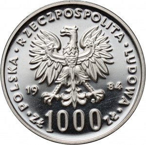 People's Republic of Poland, 1000 zloty 1984, Wincenty Witos, SAMPLE