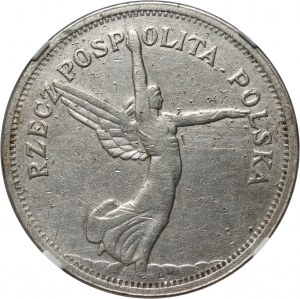 II RP, 5 Zloty 1928, Brüssel, Nike