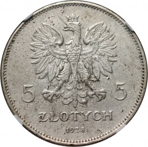 II RP, 5 Zloty 1928, Brüssel, Nike