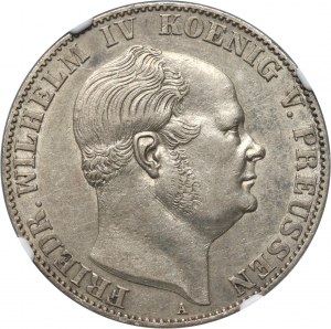 Allemagne, Prusse, Wilhelm I, thaler 1860 A, Berlin