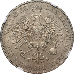 Germany, Prussia, Wilhelm I, Thaler 1860 A, Berlin