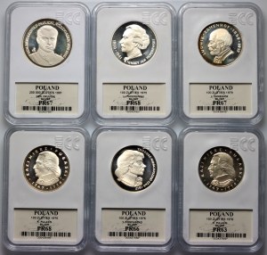 PRL / III RP, serie di monete 1975-1991 (6 pezzi)