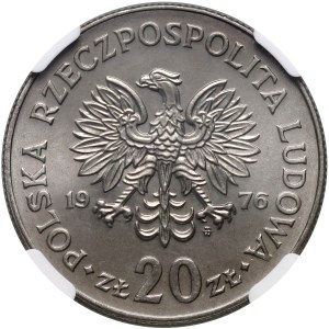 Volksrepublik Polen, 20 Zloty 1976, Marceli Nowotko