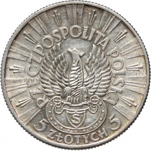 II RP, 5 złotych 1934, Warszawa, Józef Piłsudski, Orzeł Strzelecki