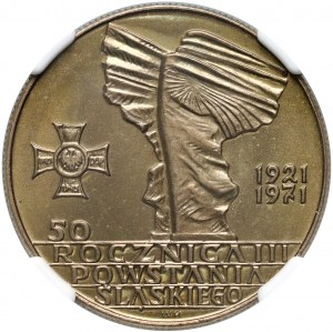 République populaire de Pologne, 10 zlotys 1971, 50e anniversaire du 3e soulèvement de Silésie