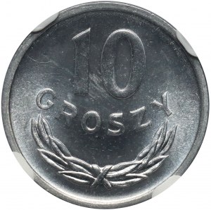 PRL, 10 groszy 1949, hliník