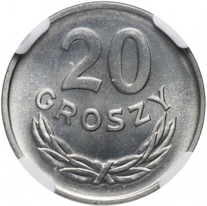 PRL, 20 groszy 1949, Aluminium