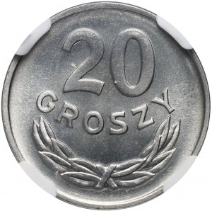 People's Republic of Poland, 20 pennies 1949, aluminum