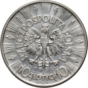 II RP, 10 zlotých 1934, Varšava, Józef Piłsudski