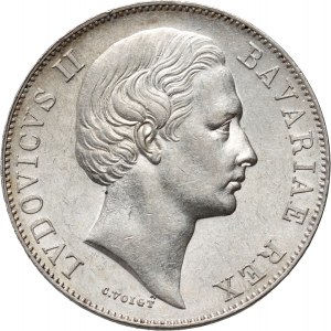 Germany, Bavaria, Ludwig II, Thaler ND (1865), Munich