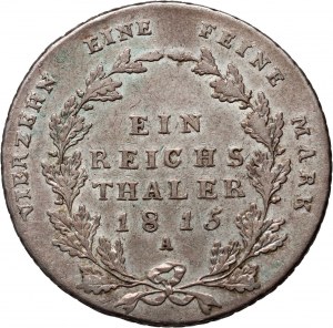 Niemcy, Prusy, Fryderyk Wilhelm III, talar 1815 A, Berlin