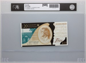III RP, 20 gold 2009, 200th Anniversary of the Birth of Frédéric Chopin, FC series
