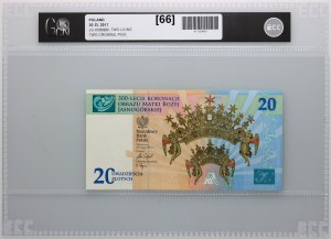 III RP, 20 PLN 2017, 300. Jahrestag der Krönung des Bildes der Muttergottes JG-Serie