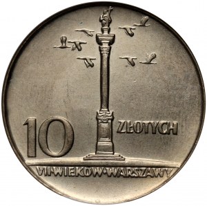 PRL, 10 Zloty 1966, Sigismundssäule - 