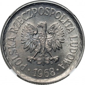 PRL, 1 zloty 1968