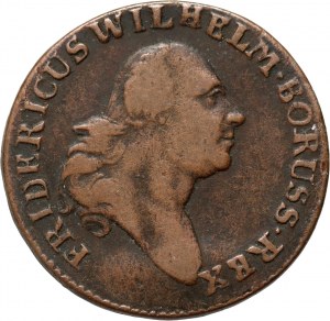 Prusy Południowe, Fryderyk Wilhelm II, grosz 1796 B, Wrocław