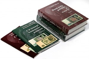 Czesław Miłczak, set of catalogs Polish banknotes and patterns