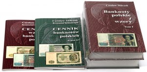 Czesław Miłczak, ensemble de catalogues billets de banque et dessins polonais.