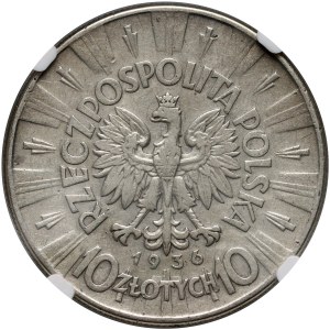 Second Polish Republic, 10 zlotys 1936, Józef Piłsudski