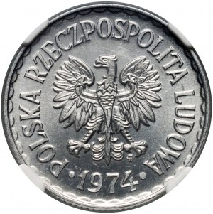 PRL, 1 zlotý 1974