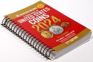 R.S. Yeoman, A Guide Book of United States Coins - Red Book, Edition 77, 2024, catalogue