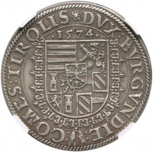 Autriche, Ferdinand II, 60 krajcars (guldenthaler) 1574