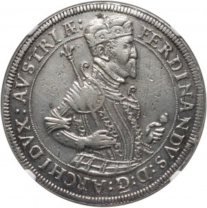 Austria, Tirolo, Ferdinando II 1564-1595, tallero senza data, Ensisheim