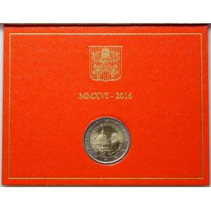 Vatikán, František, 2 euro 2016 R, Řím, Dvousté výročí vatikánského četnictva