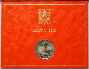 Vatikán, František, 2 euro 2016 R, Řím, Dvousté výročí vatikánského četnictva