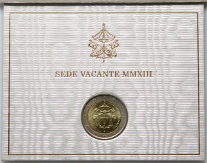 Vatikán, 2 euro 2013 R, Řím, Sede Vacante