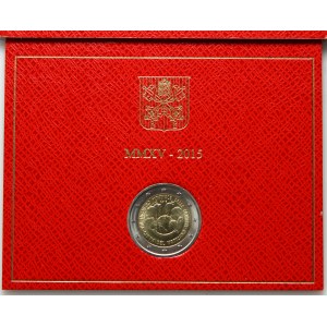 Vatikán, František, 2 euro 2015 R, Řím, 8. světové setkání rodin