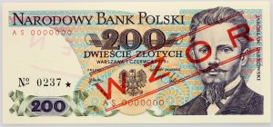 PRL, 200 zlotys 1.06.1979, MODEL, No. 0237, série AS