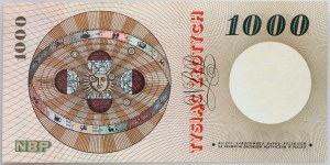 PRL, 1000 zloty 29.10.1965, série F