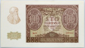 Generalna Gubernia, 100 złotych 1.03.1940, seria B, falsyfikat ZWZ