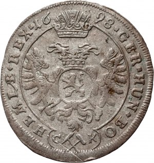 Bohemia, Leopold I, 3 Kreuzers 1698 CK, Kuttenberg (Kutná Hora)