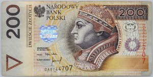 III RP, 200 zloty 25.03.1994, DA series