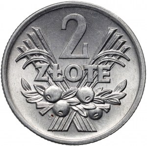 PRL, 2 zloté 1972, Berry, Varšava