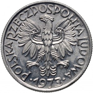 PRL, 5 zloty 1973, Rybak, Varsavia