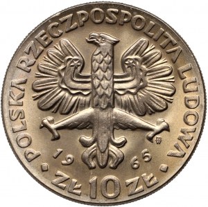 PRL, 10 zloty 1965, Varsovie Nike