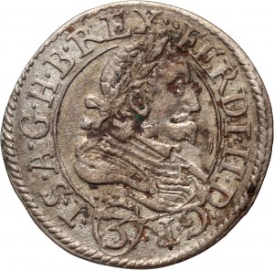 Austria, Ferdinand II, 3 Kreuzers 1637, Graz