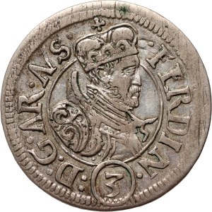 Rakousko, Ferdinand II, 3 krajcary bez data (1577-1595)