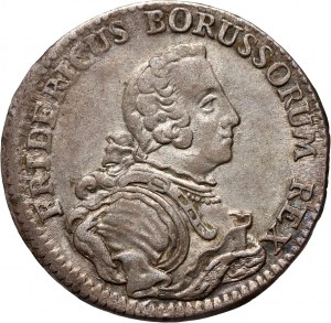 Niemcy, Prusy, Fryderyk II Wielki, 1/12 talara 1751 C, Kleve