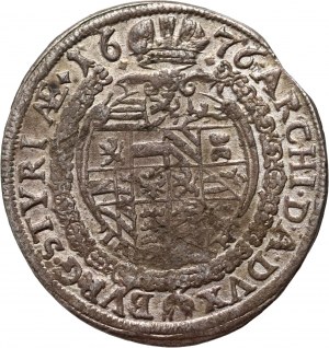 Austria, Leopold I, 6 krajcarów 1676, Graz