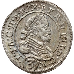 Austria, Ferdinand II, 3 Kreuzers 1628, Graz